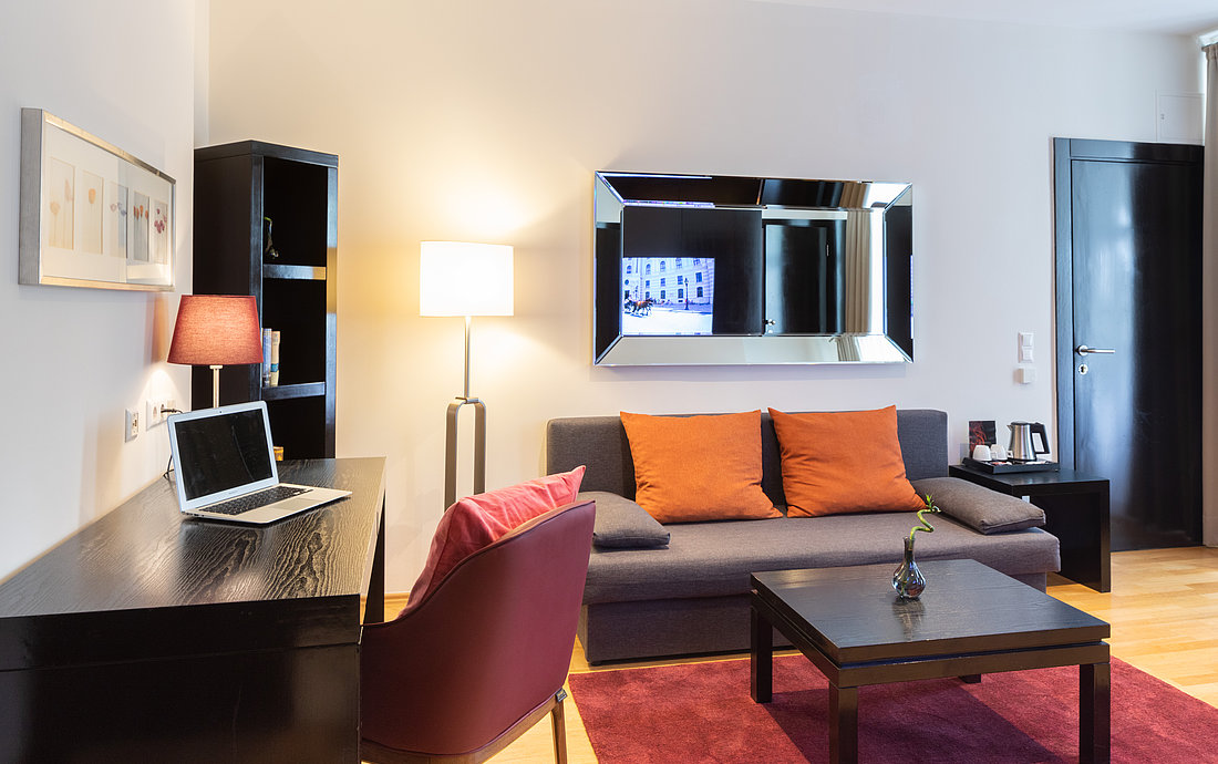 Studio Superior Apartments Wohnzimmer
