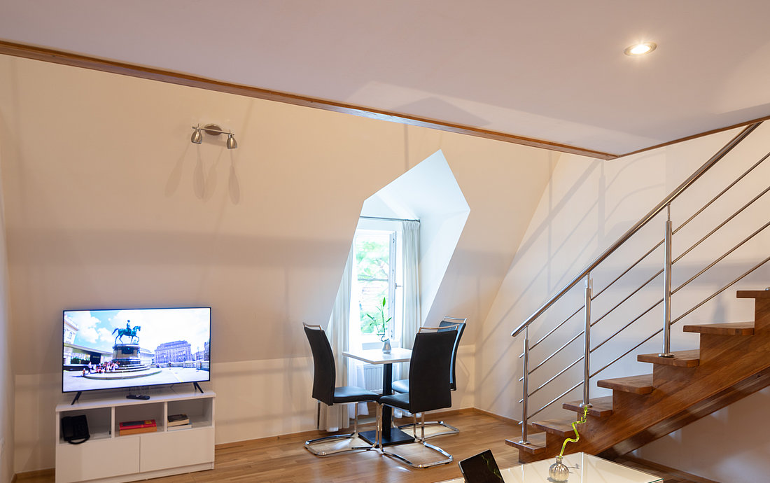Wohnzimmer im Studio Superior Apartment