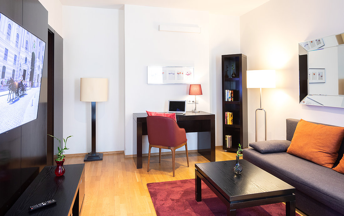 Studio Superior Apartments Wohnzimmer