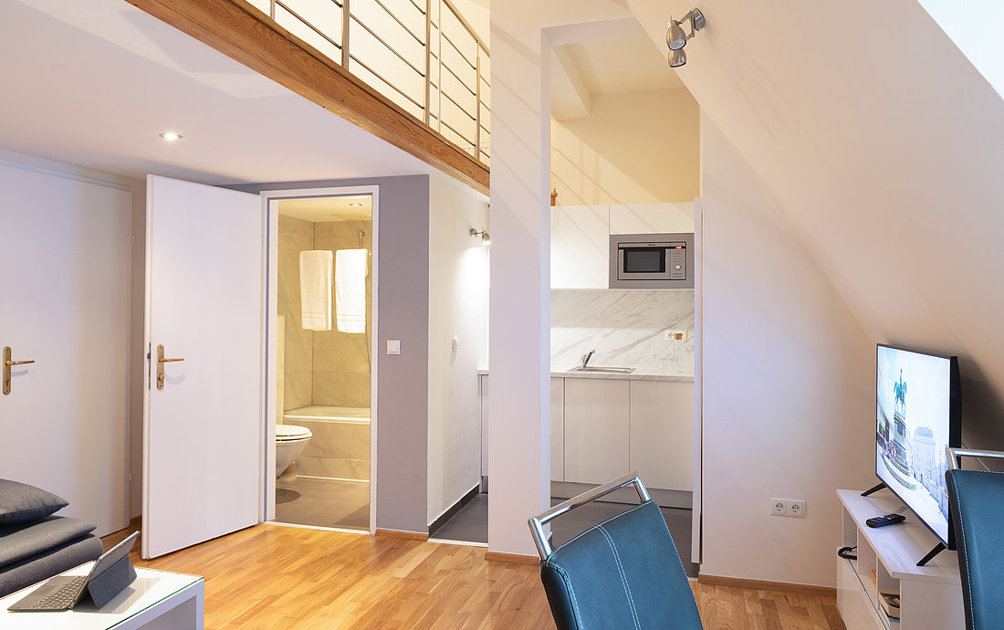 Wohnzimmer im Levante Superior Apartment