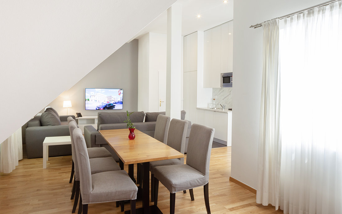 Wohnzimmer im Family Superior Apartment