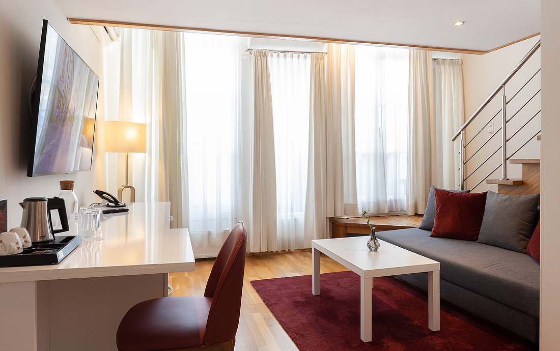 Wohnzimmer im Studio Superior Apartment