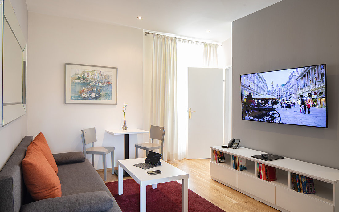 Wohnzimmer im Studio Superior Apartment