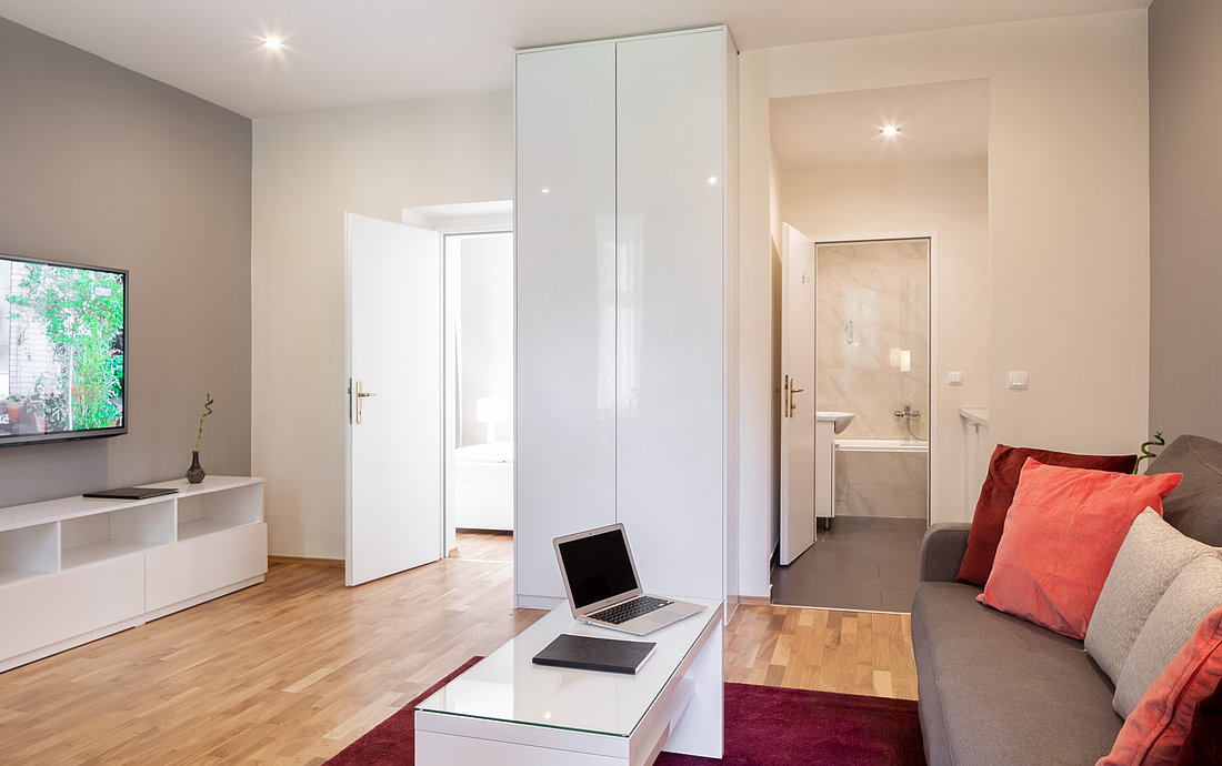 Wohnzimmer im Family Superior Apartment