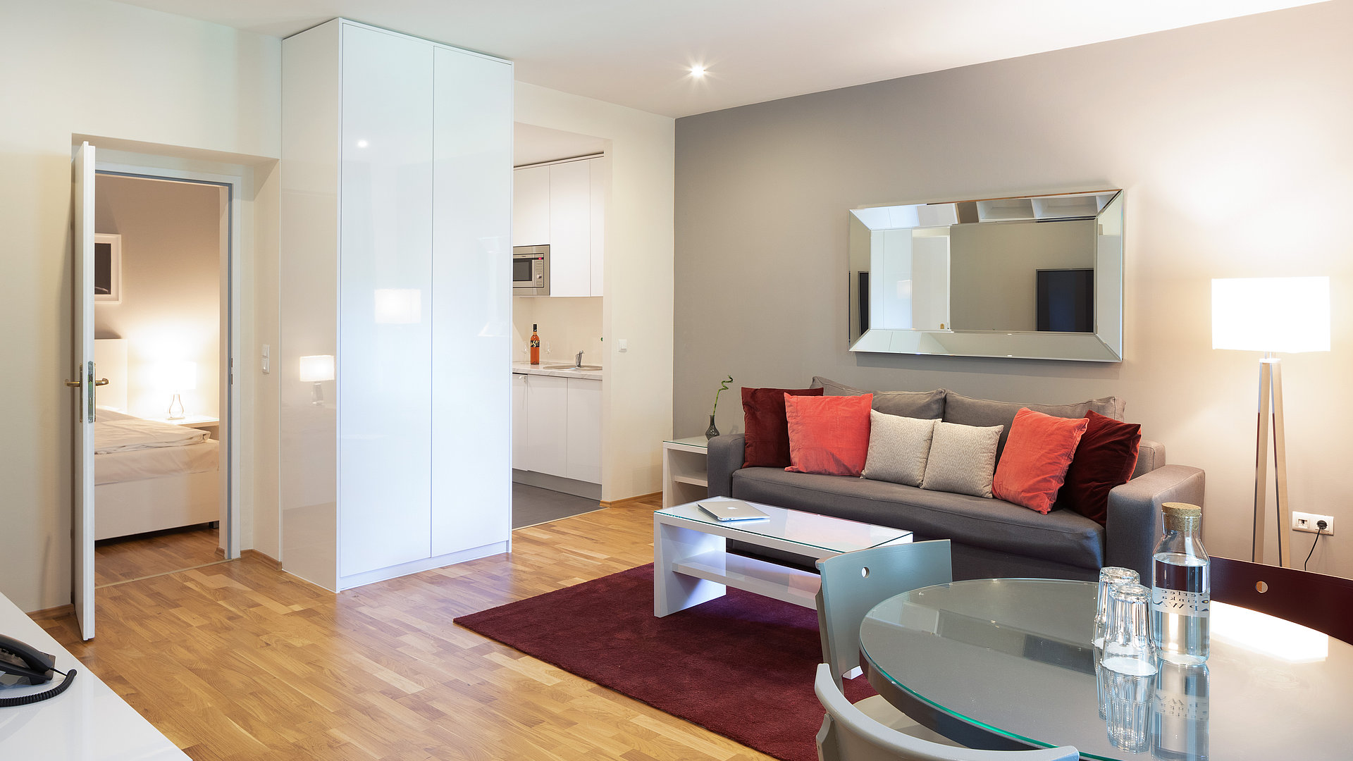 Wohnzimmer im Family Superior Apartment