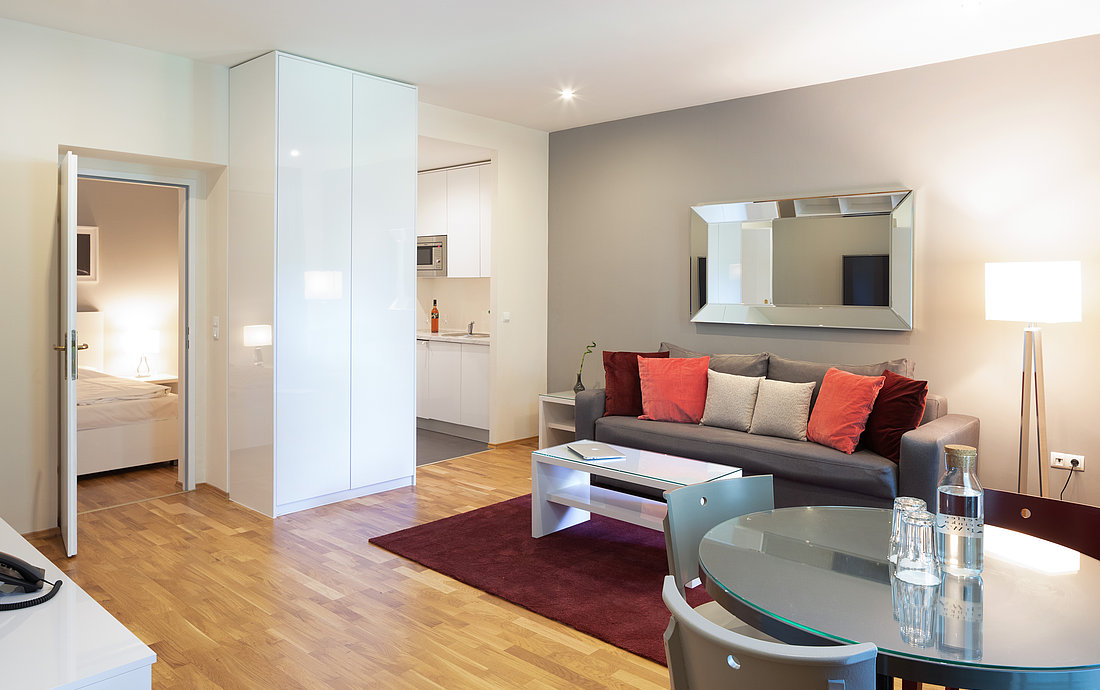 Wohnzimmer im Family Superior Apartment