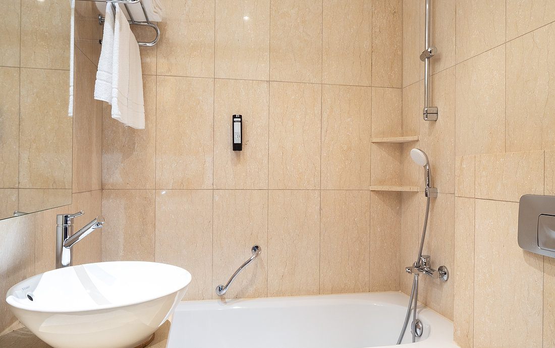 Studio Superior Apartments Badezimmer