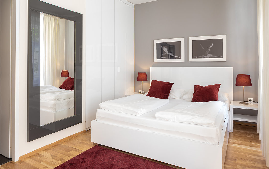Schlafzimmer im Comfort Superior Apartment