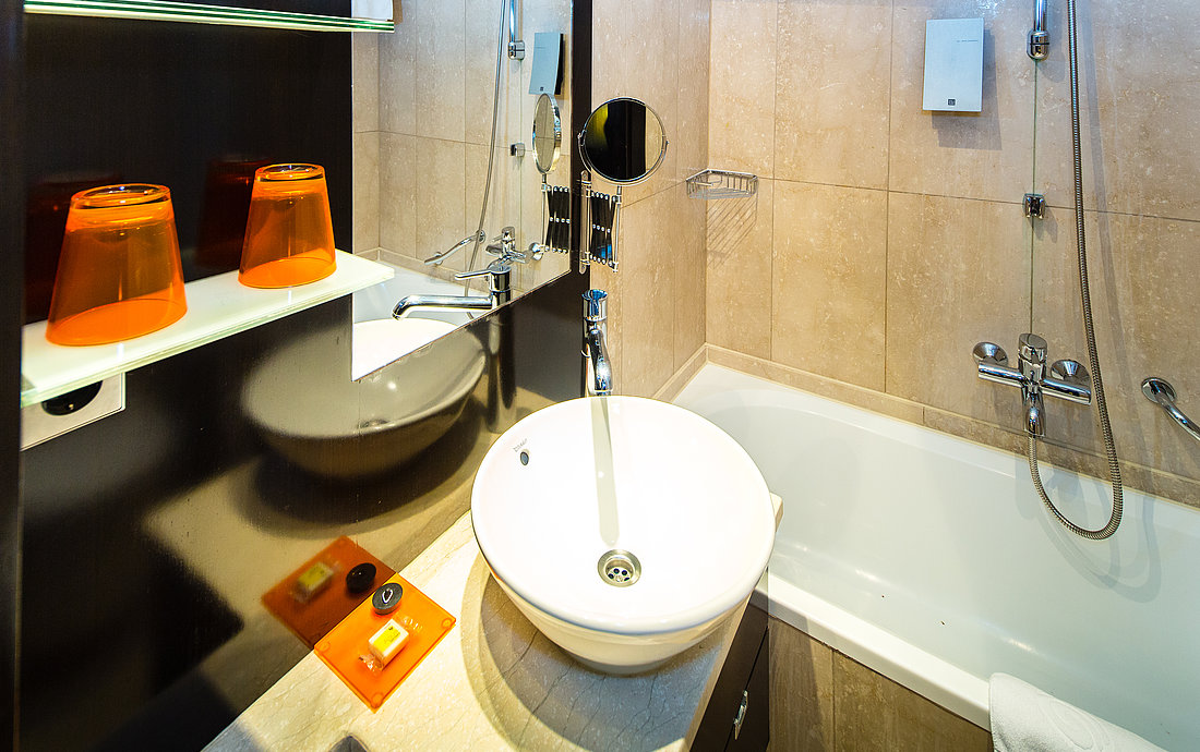 Badezimmer im Levante Superior Apartment